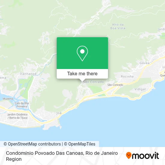Condomínio Povoado Das Canoas map