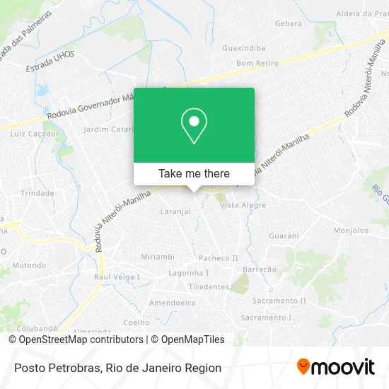 Posto Petrobras map