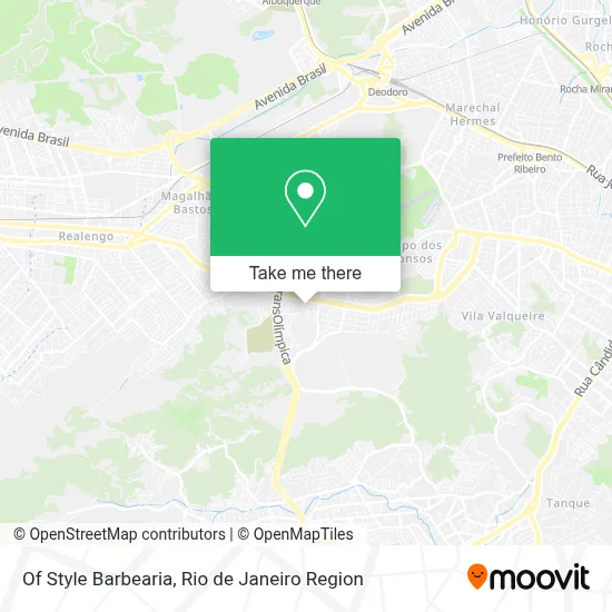 Of Style Barbearia map