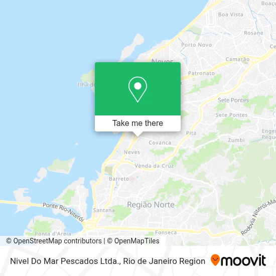 Nivel Do Mar Pescados Ltda. map
