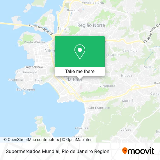 Supermercados Mundial map