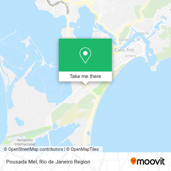 Pousada Mel map