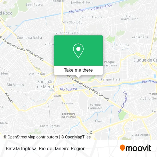 Batata Inglesa map