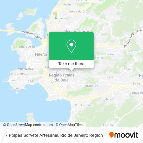 7 Polpas Sorvete Artesanal map