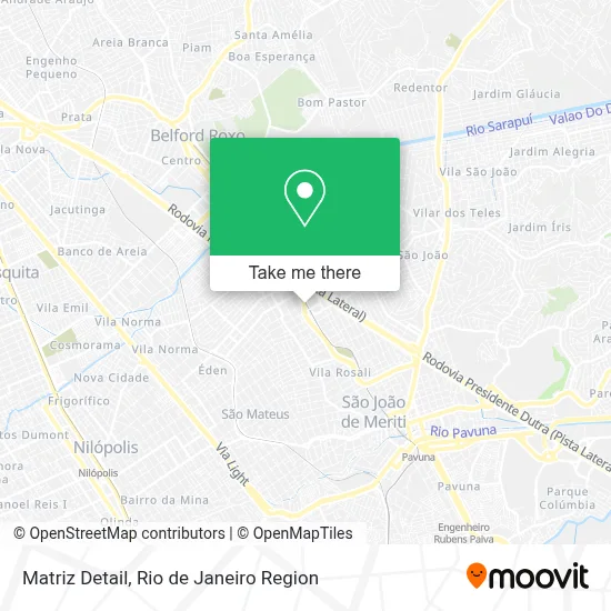 Matriz Detail map