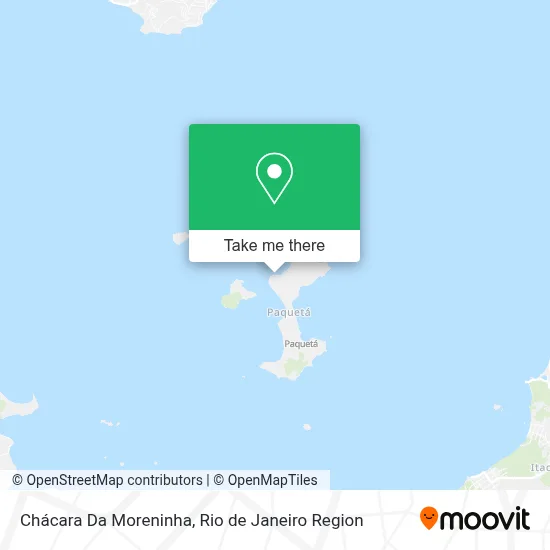 Chácara Da Moreninha map