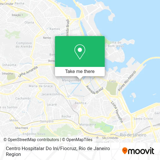 Centro Hospitalar Do Ini / Fiocruz map