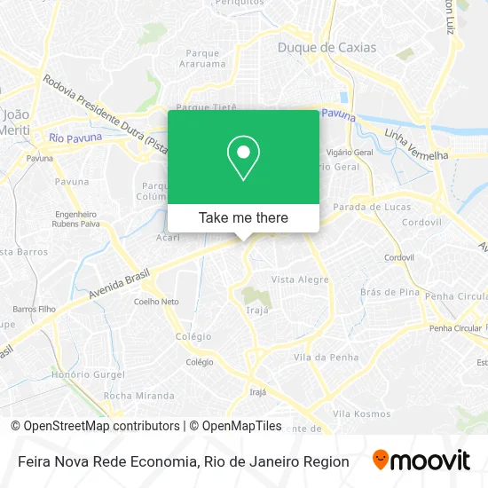Feira Nova Rede Economia map