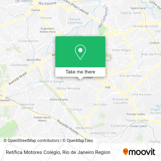 Retífica Motores Colégio map