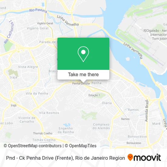 Pnd - Ck Penha Drive (Frente) map