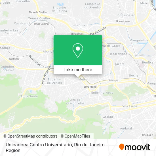 Unicarioca Centro Universitario map
