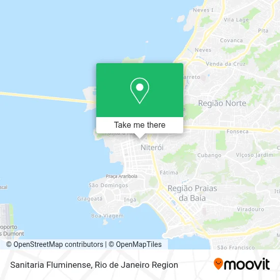 Sanitaria Fluminense map