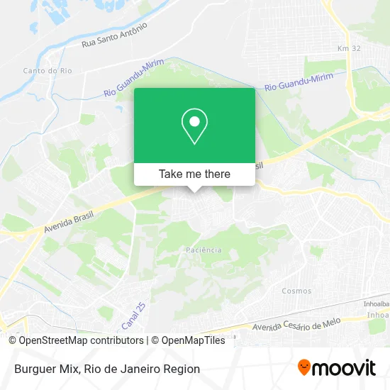 Burguer Mix map