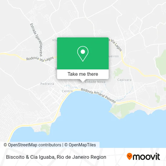 Biscoito & Cia Iguaba map