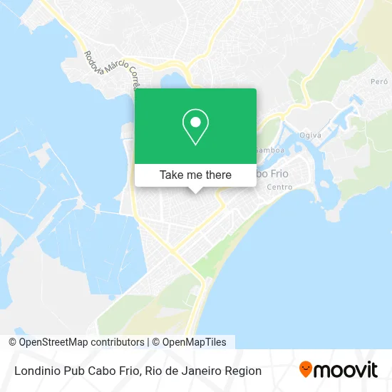 Londinio Pub Cabo Frio map