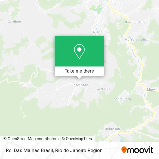 Rei Das Malhas Brasil map