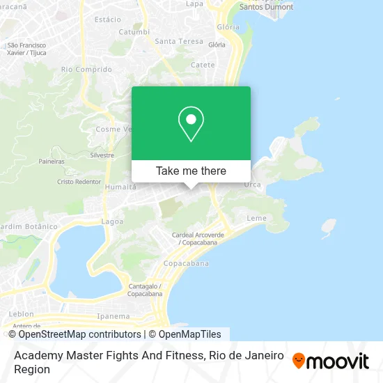 Academy Master Fights And Fitness map