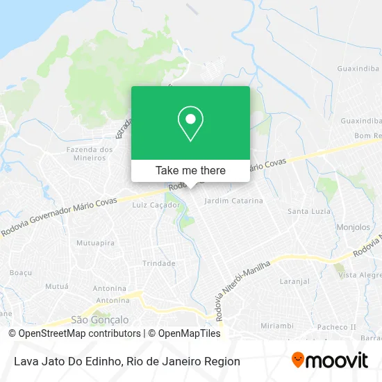 Lava Jato Do Edinho map