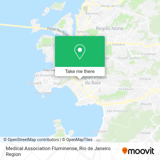 Medical Association Fluminense map