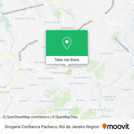 Drogaria Confianca Pacheco map
