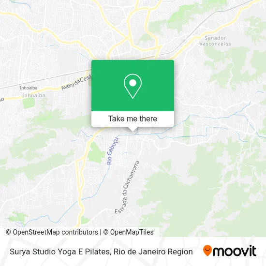 Surya Studio Yoga E Pilates map