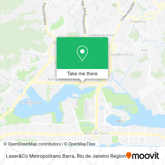 Laser&Co Metropolitano Barra map