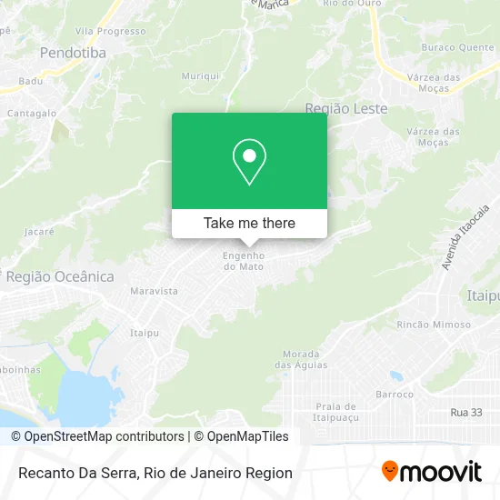Recanto Da Serra map
