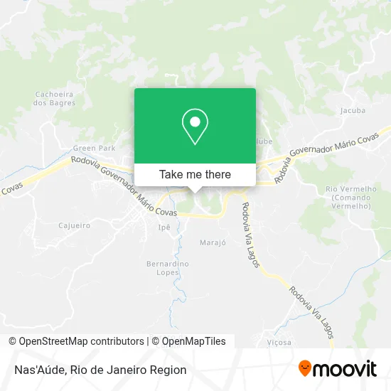 Nas'Aúde map