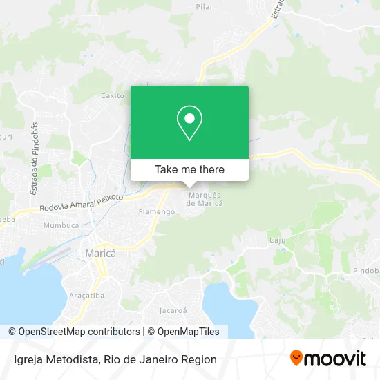 Igreja Metodista map