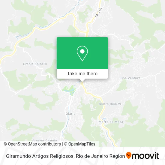 Giramundo Artigos Religiosos map