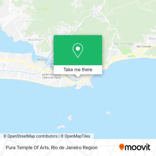 Pura Temple Of Arts map