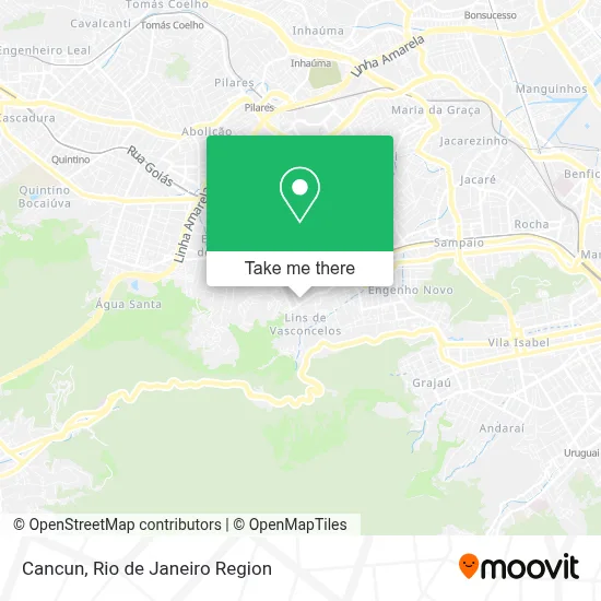 Cancun map