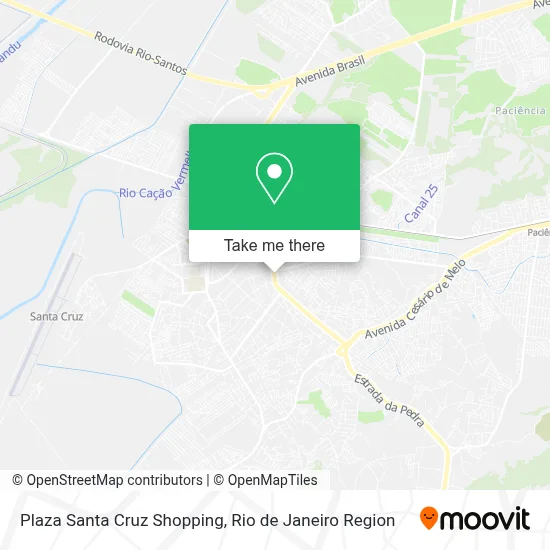 Plaza Santa Cruz Shopping map