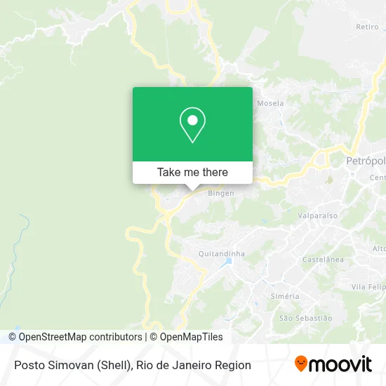 Posto Simovan (Shell) map