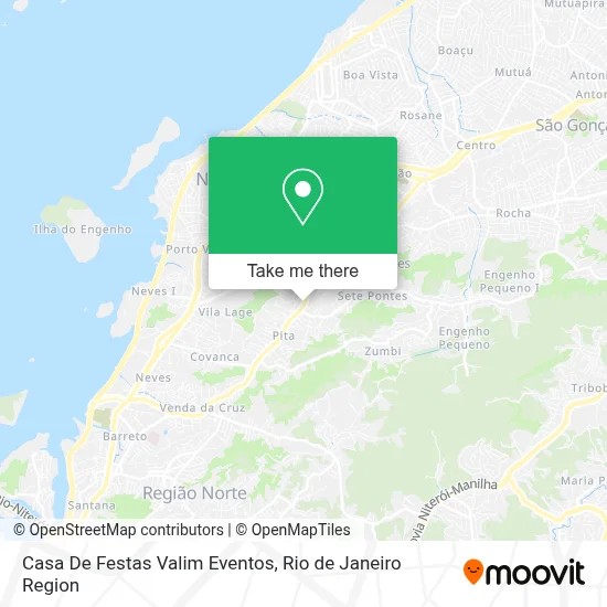 Casa De Festas Valim Eventos map
