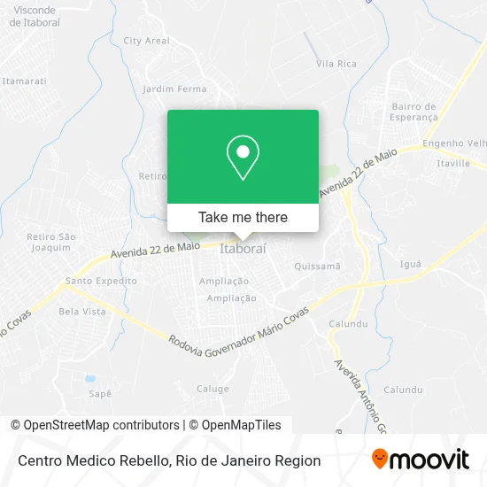 Centro Medico Rebello map