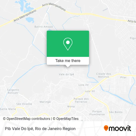 Pib Vale Do Ipê map