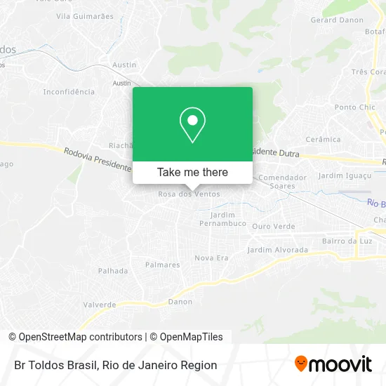 Br Toldos Brasil map