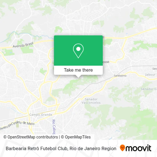 Barbearia Retrô Futebol Club map