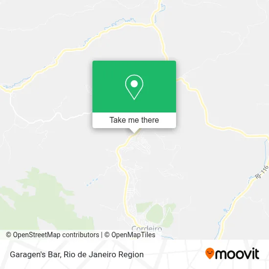 Garagen's Bar map
