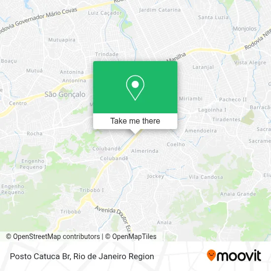 Posto Catuca Br map