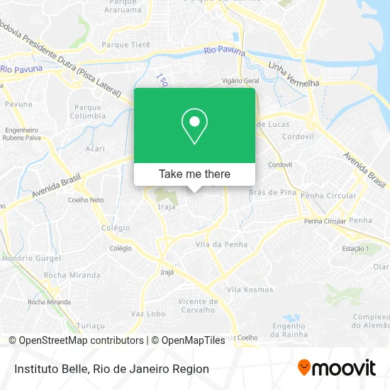 Instituto Belle map