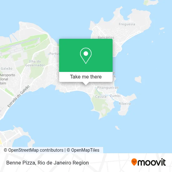 Benne Pizza map