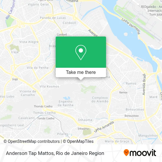 Anderson Tap Mattos map