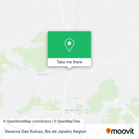 Reserva Das Ruínas map