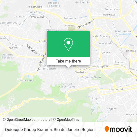 Quiosque Chopp Brahma map