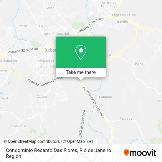 Condominio Recanto Das Flores map