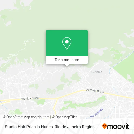 Studio Hair Priscila Nunes map