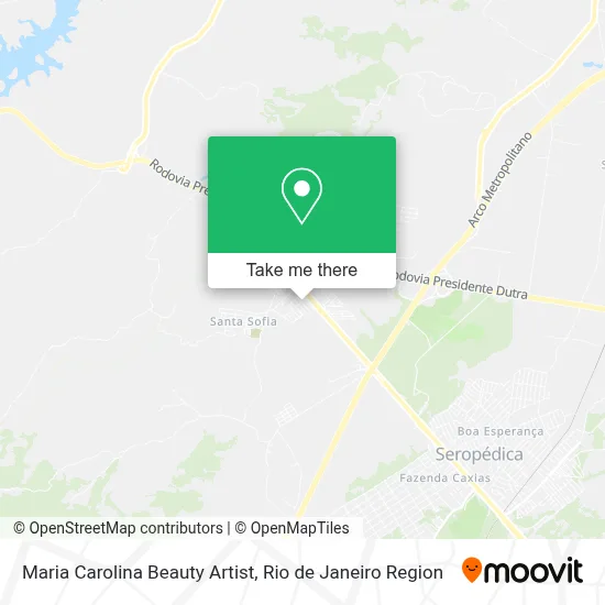 Maria Carolina Beauty Artist map