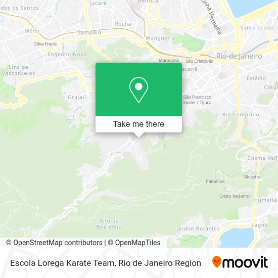 Escola Lorega Karate Team map